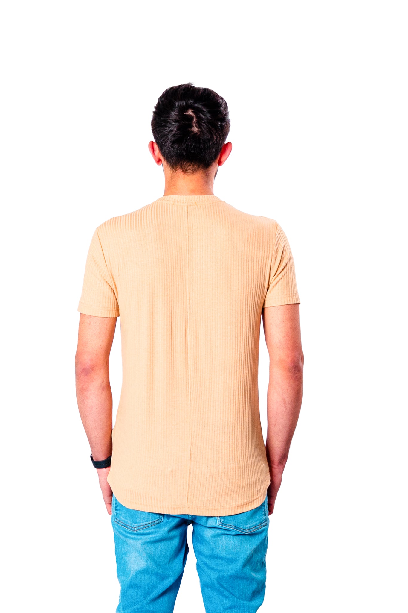 Basic Longshirt T-Shirt Beige