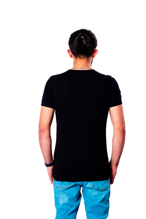 Basic T-Shirt ''Rundhals'' Schwarz