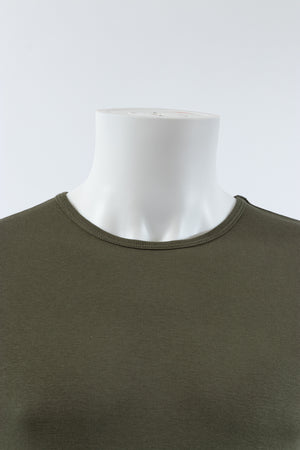 Basic T-Shirt ''Rundhals'' Olive