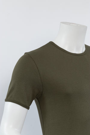 Basic T-Shirt ''Rundhals'' Olive