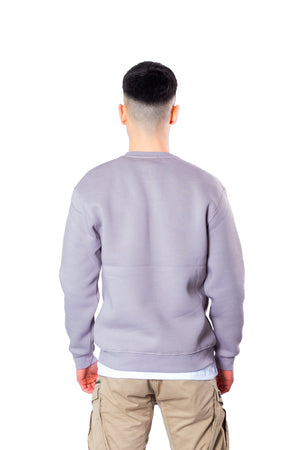 Sweatshirt Dunkellila