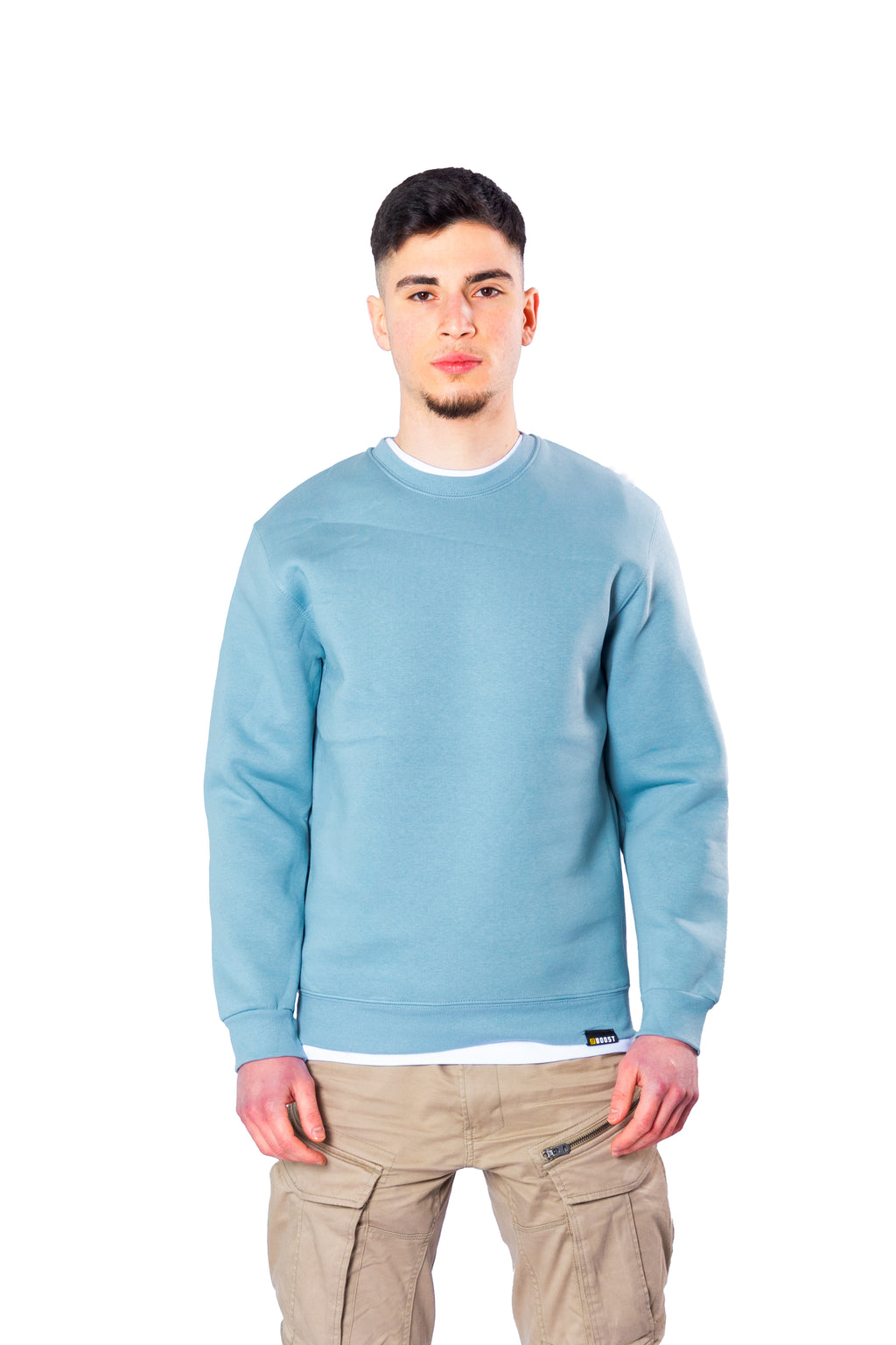 Sweatshirt Hellblau