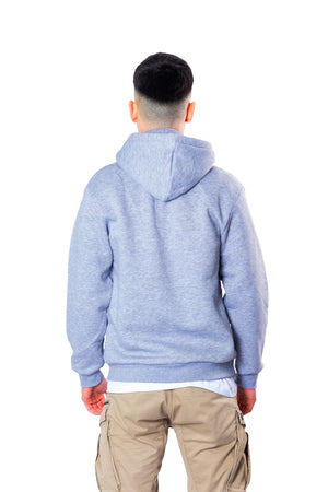 Hoodie Hell Grau/Blau